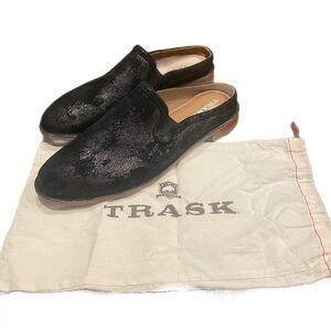 Trask Ashley Metallic Mule with dust bag size 10 SH 12